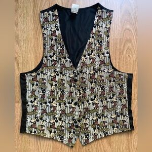 🐭 Vintage Disney Mickey Unlimited Tapestry Vest